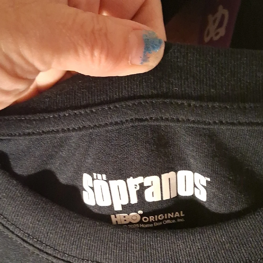 Soprano Bada Bing Black Short Sleeve T-Shirt - Picture 6 of 8